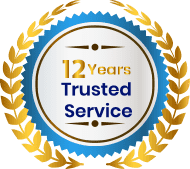 12 years trusted service
